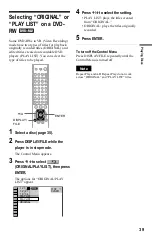 Предварительный просмотр 39 страницы Sony CX777ES - DVP - DVD Changer Operating Instructions Manual