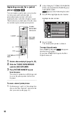 Предварительный просмотр 52 страницы Sony CX777ES - DVP - DVD Changer Operating Instructions Manual