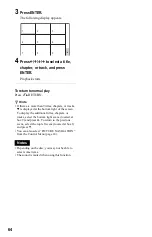 Предварительный просмотр 64 страницы Sony CX777ES - DVP - DVD Changer Operating Instructions Manual