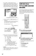 Предварительный просмотр 70 страницы Sony CX777ES - DVP - DVD Changer Operating Instructions Manual