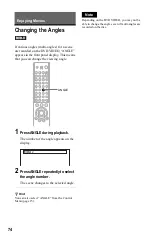 Предварительный просмотр 74 страницы Sony CX777ES - DVP - DVD Changer Operating Instructions Manual