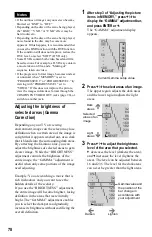 Предварительный просмотр 78 страницы Sony CX777ES - DVP - DVD Changer Operating Instructions Manual