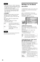 Предварительный просмотр 92 страницы Sony CX777ES - DVP - DVD Changer Operating Instructions Manual