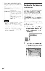 Предварительный просмотр 94 страницы Sony CX777ES - DVP - DVD Changer Operating Instructions Manual