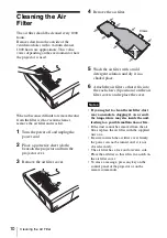 Предварительный просмотр 22 страницы Sony CX80 - VPL XGA LCD Projector Quick Reference Manual