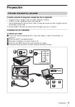 Предварительный просмотр 41 страницы Sony CX80 - VPL XGA LCD Projector Quick Reference Manual