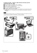 Предварительный просмотр 42 страницы Sony CX80 - VPL XGA LCD Projector Quick Reference Manual