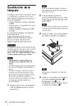 Предварительный просмотр 44 страницы Sony CX80 - VPL XGA LCD Projector Quick Reference Manual