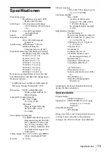 Предварительный просмотр 61 страницы Sony CX80 - VPL XGA LCD Projector Quick Reference Manual