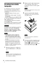 Предварительный просмотр 68 страницы Sony CX80 - VPL XGA LCD Projector Quick Reference Manual