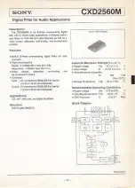 Preview for 53 page of Sony CXD2701Q Data Book