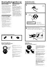 Предварительный просмотр 2 страницы Sony CXS-S2213GF Instructions