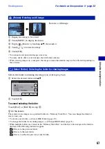 Предварительный просмотр 67 страницы Sony Cyber-shot 3-700-727-12(1) Handbook