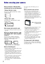 Preview for 2 page of Sony Cyber-shot 4-121-439-11(1) Handbook