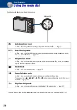 Preview for 20 page of Sony Cyber-shot 4-121-439-11(1) Handbook