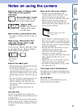 Предварительный просмотр 3 страницы Sony Cyber-shot 4-130-938-12(1) Handbook