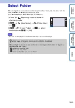 Предварительный просмотр 104 страницы Sony Cyber-shot 4-130-938-12(1) Handbook