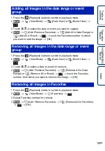 Предварительный просмотр 109 страницы Sony Cyber-shot 4-130-938-12(1) Handbook