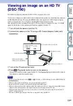 Предварительный просмотр 128 страницы Sony Cyber-shot 4-130-938-12(1) Handbook