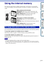 Preview for 21 page of Sony Cyber-shot 4-162-397-11(1) Handbook