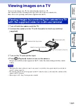 Preview for 105 page of Sony Cyber-shot 4-162-397-11(1) Handbook