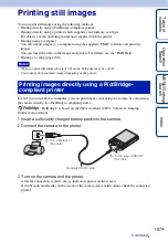 Предварительный просмотр 107 страницы Sony Cyber-shot 4-176-667-12(1) Handbook