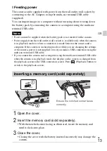 Предварительный просмотр 13 страницы Sony Cyber-shot AC-UB10 Instruction Manual