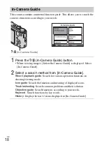 Предварительный просмотр 18 страницы Sony Cyber-shot AC-UB10 Instruction Manual