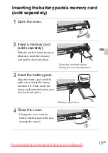 Предварительный просмотр 15 страницы Sony Cyber-shot DCS-TX7 Instruction Manual