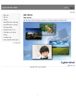 Sony Cyber-shot DS-RX100 User Manual preview