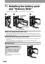 Предварительный просмотр 12 страницы Sony Cyber-shot DSC-F505 Operating Instructions Manual