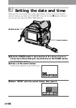 Предварительный просмотр 14 страницы Sony Cyber-shot DSC-F505 Operating Instructions Manual