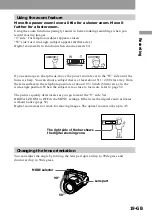 Предварительный просмотр 19 страницы Sony Cyber-shot DSC-F505 Operating Instructions Manual