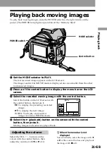 Предварительный просмотр 21 страницы Sony Cyber-shot DSC-F505 Operating Instructions Manual