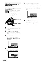 Предварительный просмотр 34 страницы Sony Cyber-shot DSC-F505 Operating Instructions Manual