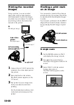 Предварительный просмотр 58 страницы Sony Cyber-shot DSC-F505 Operating Instructions Manual