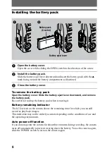 Предварительный просмотр 8 страницы Sony Cyber-shot DSC-F55V Operating Instructions Manual