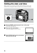 Предварительный просмотр 10 страницы Sony Cyber-shot DSC-F55V Operating Instructions Manual