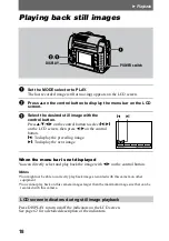 Предварительный просмотр 18 страницы Sony Cyber-shot DSC-F55V Operating Instructions Manual