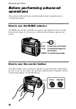 Предварительный просмотр 26 страницы Sony Cyber-shot DSC-F55V Operating Instructions Manual