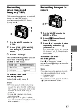 Предварительный просмотр 37 страницы Sony Cyber-shot DSC-F55V Operating Instructions Manual