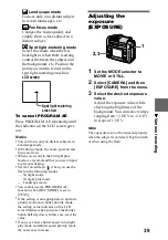 Предварительный просмотр 39 страницы Sony Cyber-shot DSC-F55V Operating Instructions Manual