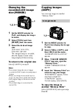 Предварительный просмотр 48 страницы Sony Cyber-shot DSC-F55V Operating Instructions Manual