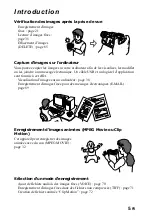 Preview for 5 page of Sony Cyber-shot DSC-F707 (French) Mode D'Emploi