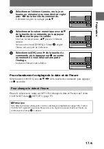 Preview for 17 page of Sony Cyber-shot DSC-F707 (French) Mode D'Emploi