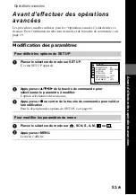 Preview for 53 page of Sony Cyber-shot DSC-F707 (French) Mode D'Emploi