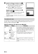 Preview for 54 page of Sony Cyber-shot DSC-F707 (French) Mode D'Emploi