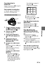 Preview for 87 page of Sony Cyber-shot DSC-F707 (French) Mode D'Emploi