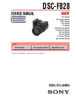 Sony Cyber-shot DSC-F828 Service Manual предпросмотр