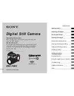 Предварительный просмотр 8 страницы Sony Cyber-shot DSC-F828 Service Manual